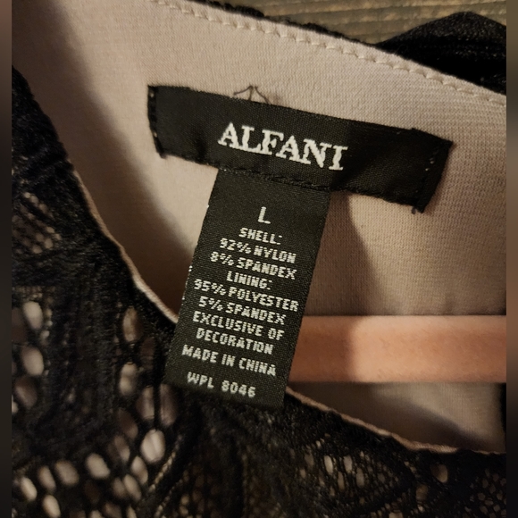 Alfani Lace A-Line Tunic/Mini Dress - Picture 3 of 3